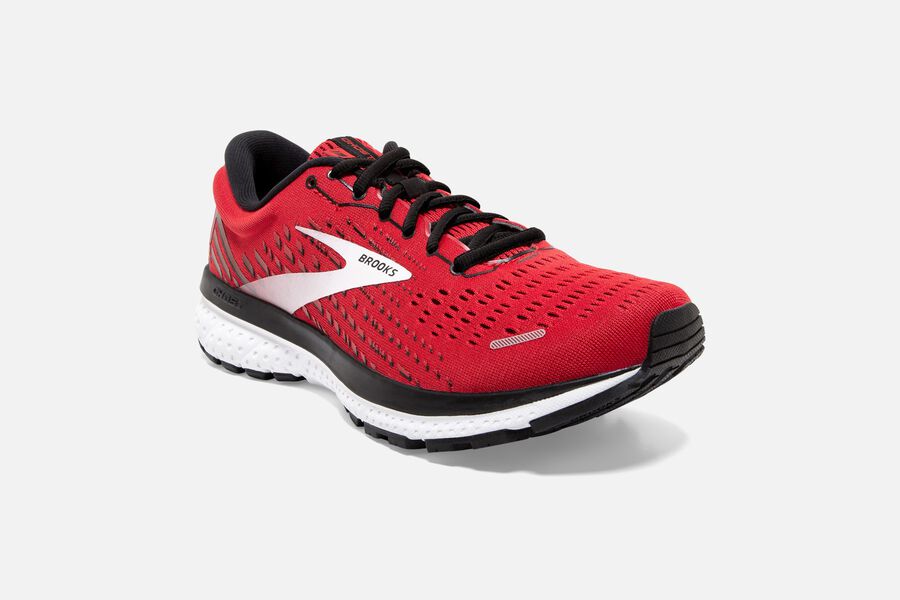 Brooks Ghost 13 Road Loopschoenen Heren - Rood/Wit - 059814FNM